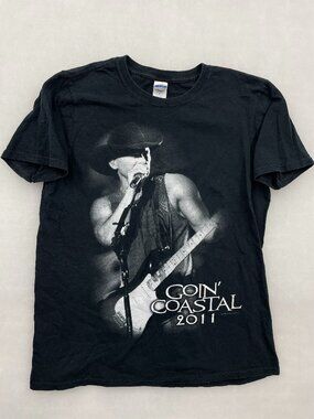 Kenny Chesney Goin' Coastal 2011 Tour Concert T-Shirt Band Tee Men's Medium